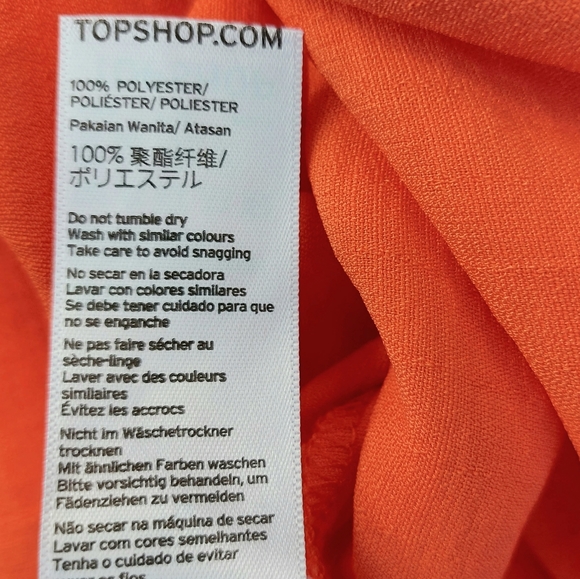 Orange Blouse by Topshop - Picture 5 of 5